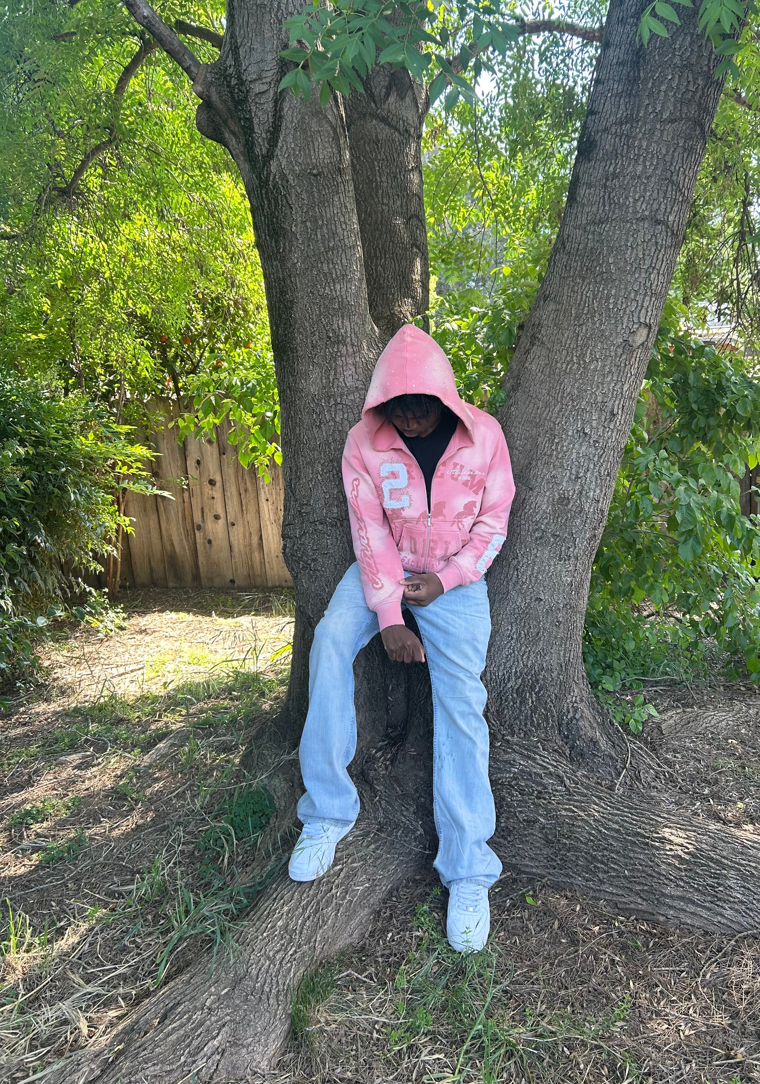 COOChie pink hoodie